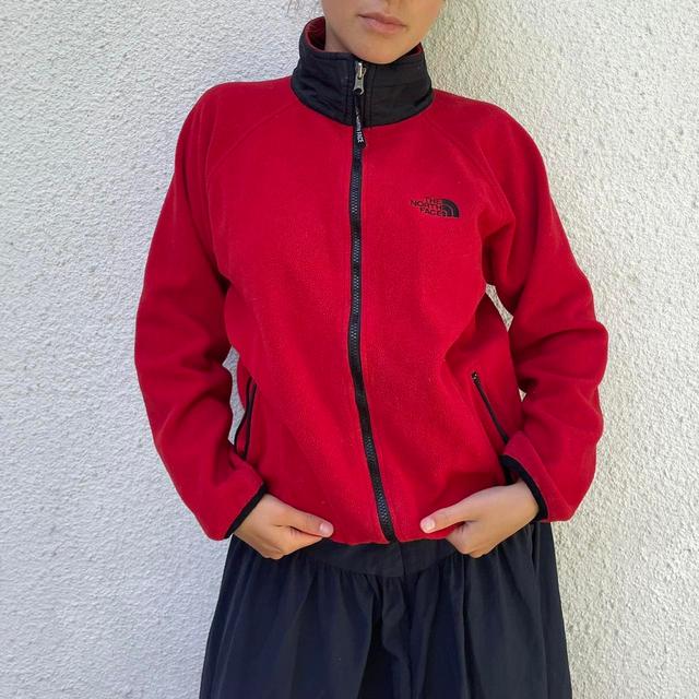 The North Face Men's Jacket - Red/Black - M on Productcaster.