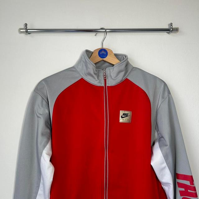 Nike Women's Lightweight Jacket - Red/Grey - L on Productcaster.