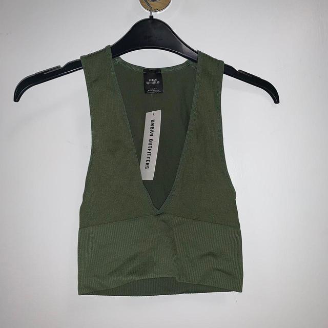 Urban Outfitters Women's Crop top - Green - XS on Productcaster.