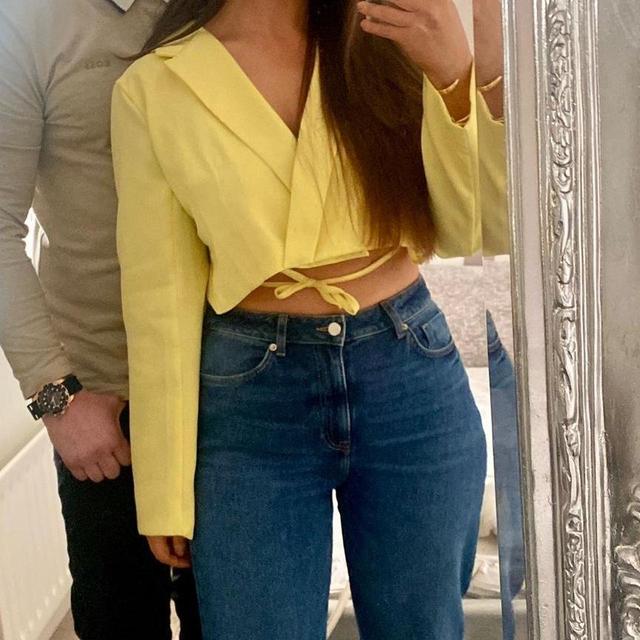 Missguided Women's Top - Yellow - 12 on Productcaster.