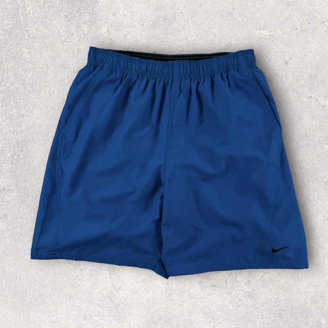 Nike Men's Shorts - Blue - L on Productcaster.