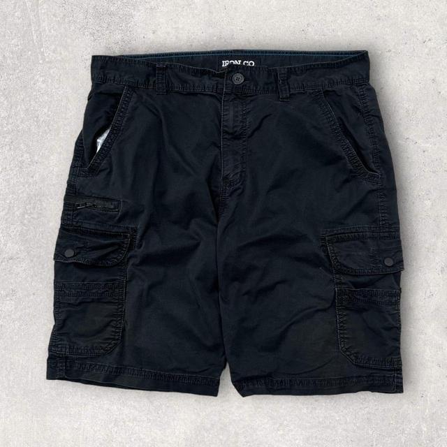 Vintage Men's Shorts - Navy/Black - 36" on Productcaster.