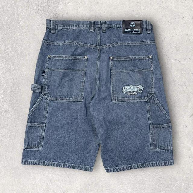 Southpole Men's Shorts - Blue - 38" on Productcaster.