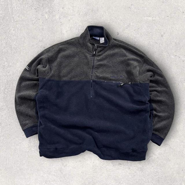 Reebok Men's Sweatshirt - Navy/Grey - XL on Productcaster.