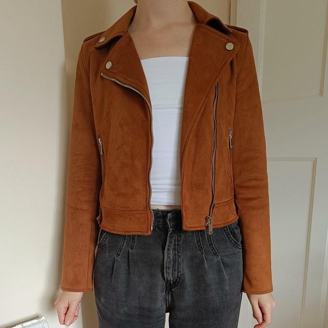 Primark Women's Casual Jacket - Brown/Tan - XS on Productcaster.