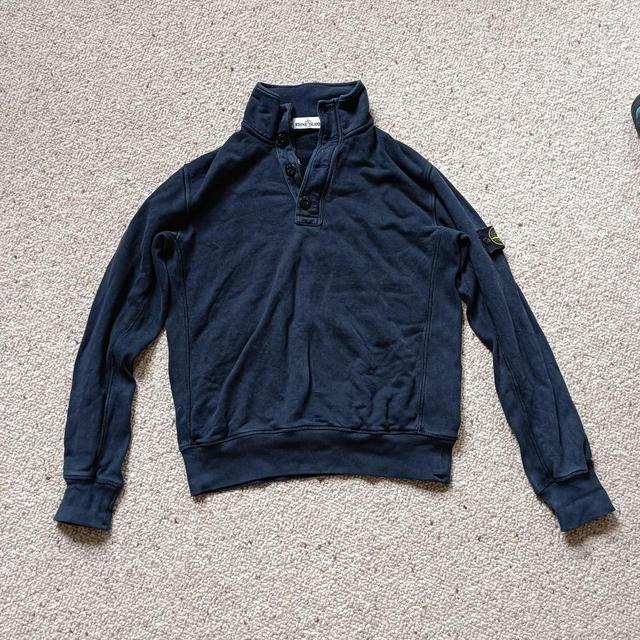 Stone Island Men's Sweatshirt - Navy - M on Productcaster.