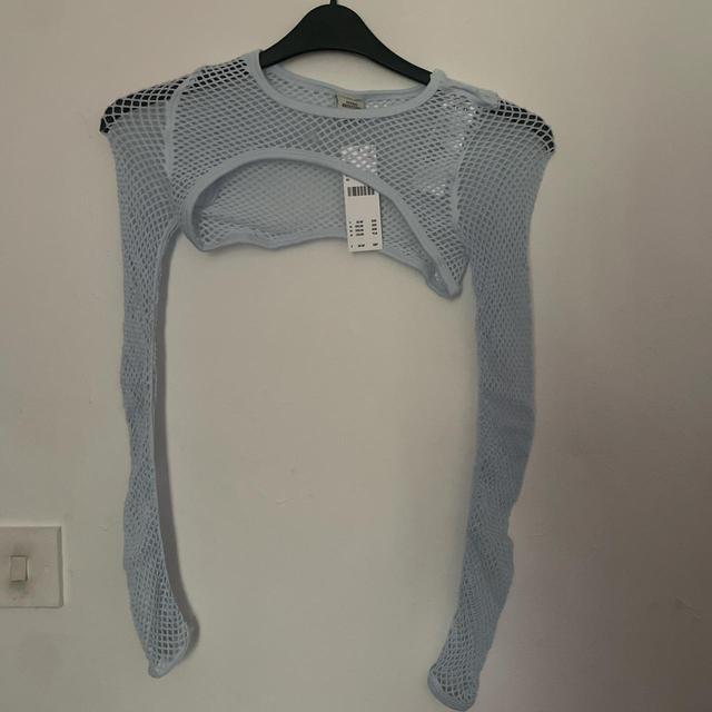 Urban Outfitters Women's Crop top - Blue/Grey - XS on Productcaster.