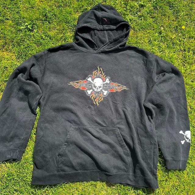 Affliction Men's Hoodie - Black - L on Productcaster.