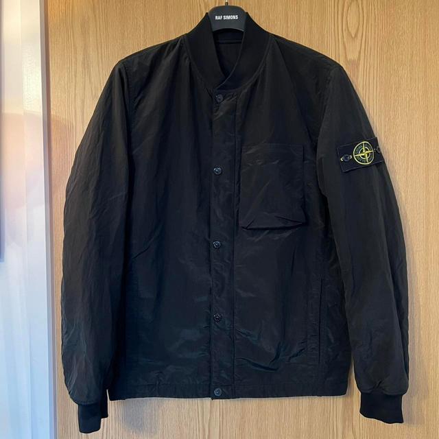 Stone Island Men's Bomber Jacket - Black - S on Productcaster.