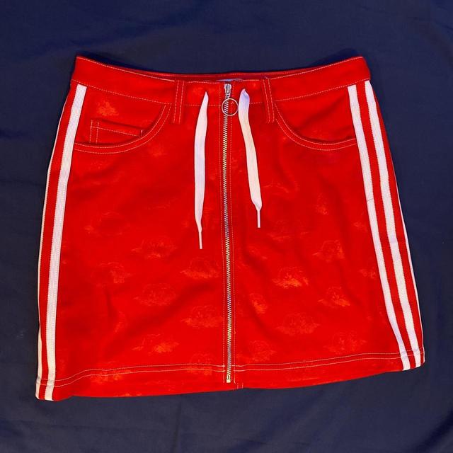 Adidas Women's Skirt - Red - UK 8 on Productcaster.