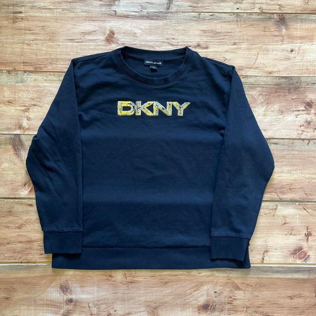 DKNY Women's Sweatshirt - Black - L on Productcaster.