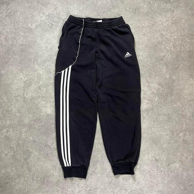 Adidas Men's Sweatpants - Black/White - S on Productcaster.