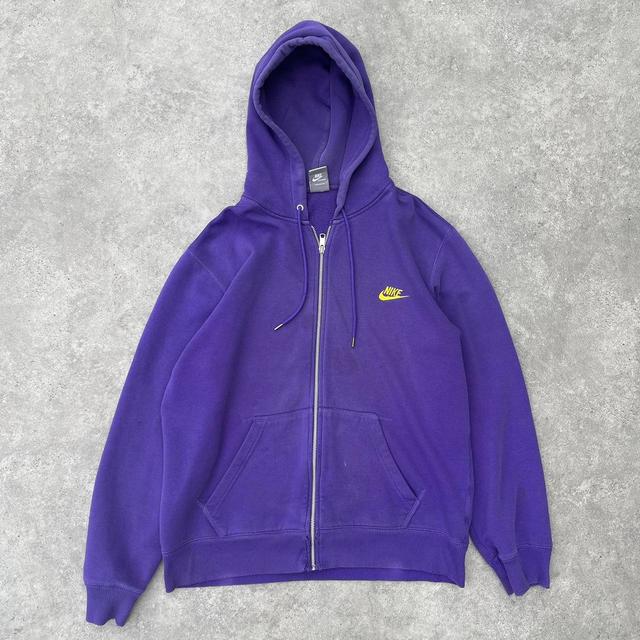 Nike Men's Hoodie - Purple - L on Productcaster.