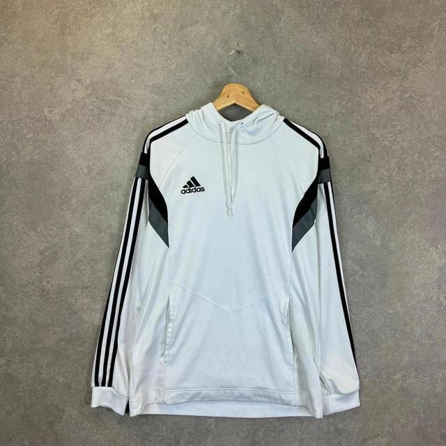 Adidas Men's Sweatshirt - Black/White - M on Productcaster.