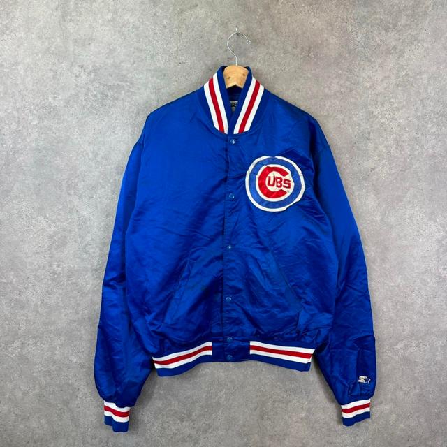 Starter Men's Varsity Jacket - Blue - XL on Productcaster.