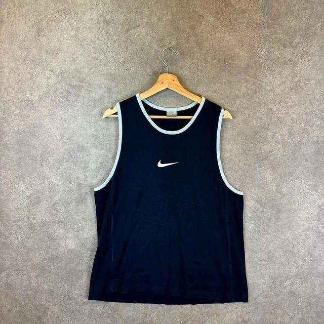 Nike Men's Vest - Blue - L on Productcaster.