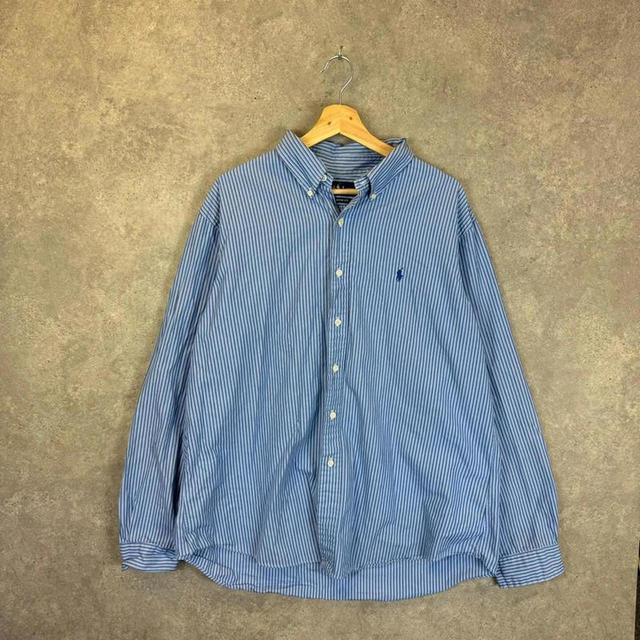 Ralph Lauren Men's Shirt - Blue - XXL on Productcaster.