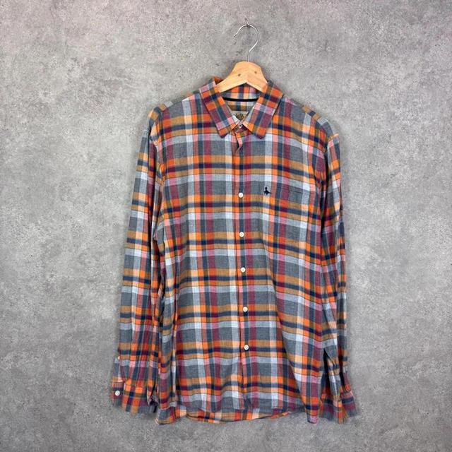 Jack Wills Men's Shirt - Orange - L on Productcaster.