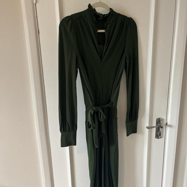 ME+EM Women's Palazzo Jumpsuit - Green/Khaki - UK 8 on Productcaster.