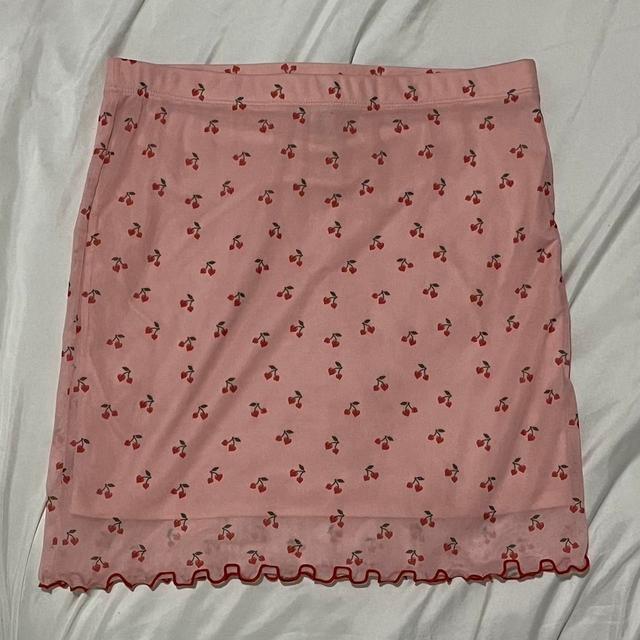 Primark Women's Skirt - Pink/Red - S on Productcaster.