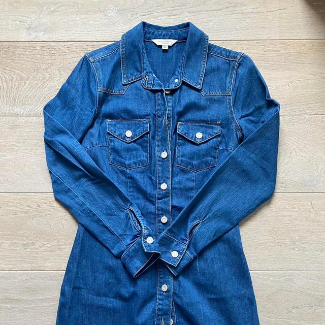 French Connection Women's Denim Dress - Navy - XXS on Productcaster.