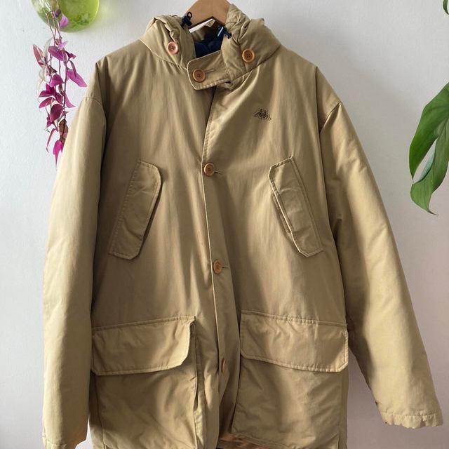 Kappa Men's Parka - Cream - L on Productcaster.