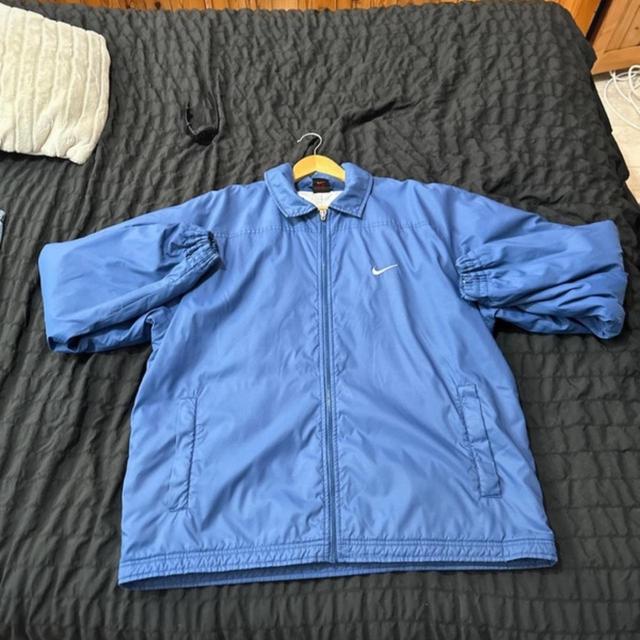 Nike Men's Jacket - Blue - L on Productcaster.