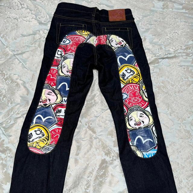 Evisu Men's Jeans - Black/Multi - 28" on Productcaster.