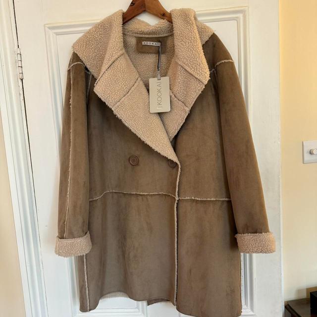 KOOKAÏ Women's Coat - Tan/Brown - UK 14 on Productcaster.