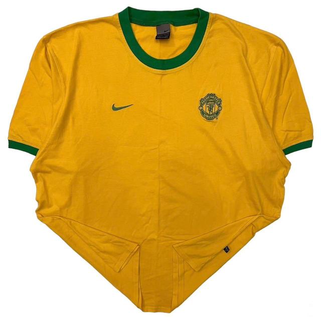 Nike Men's T-shirt - Yellow/Green - XXL on Productcaster.