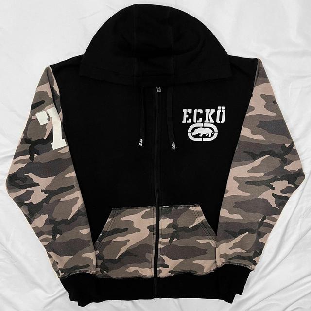 Ecko Unltd. Men's Hoodie - Black/Brown - XL on Productcaster.