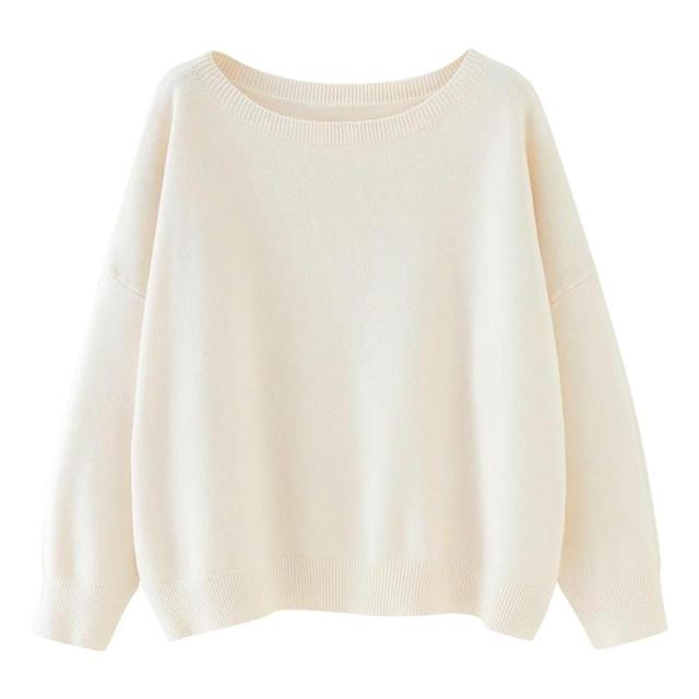 Women's Sweatshirt - Cream/Pink - XS on Productcaster.