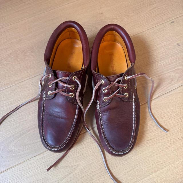 Timberland Men's Boat shoes - Brown/Burgundy - UK 7 on Productcaster.