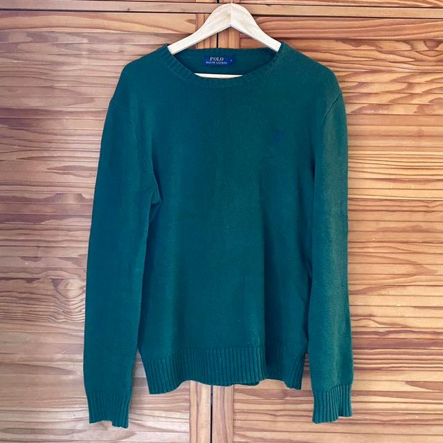 Polo Ralph Lauren Men's Jumper - Green - M on Productcaster.