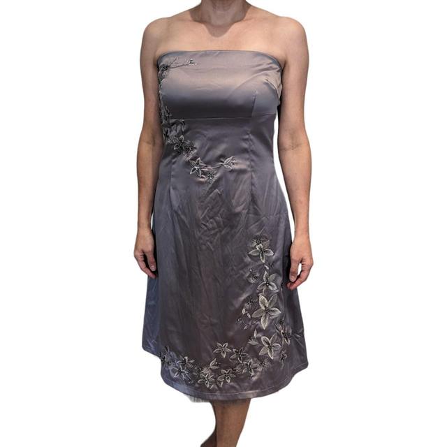 Jane Norman Women's Midi Dress - Grey - 12 on Productcaster.