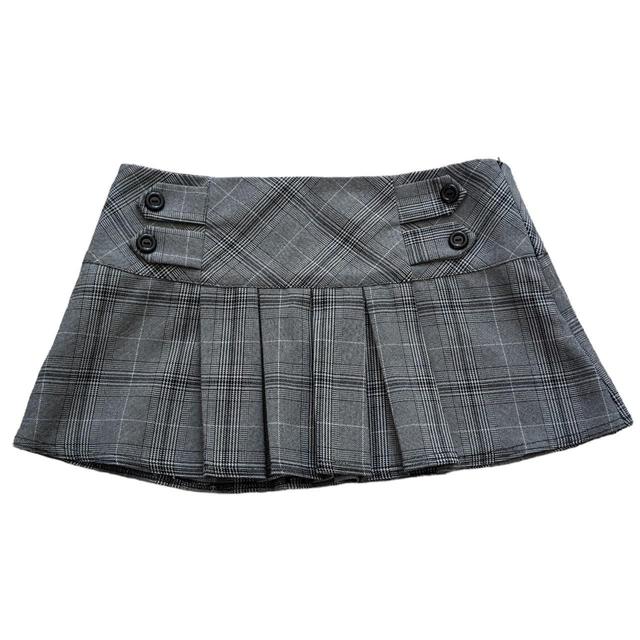 Pilot Women's Mini Skirt - Black/Grey - UK 12 on Productcaster.