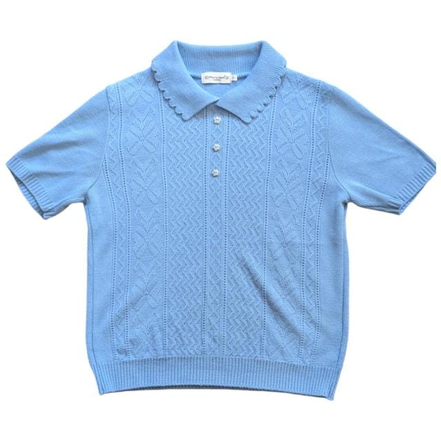 Vintage Women's Jumper - Blue - S on Productcaster.