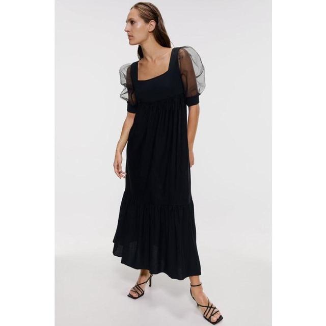 Zara Women's Maxi Dress - Black - 10 on Productcaster.