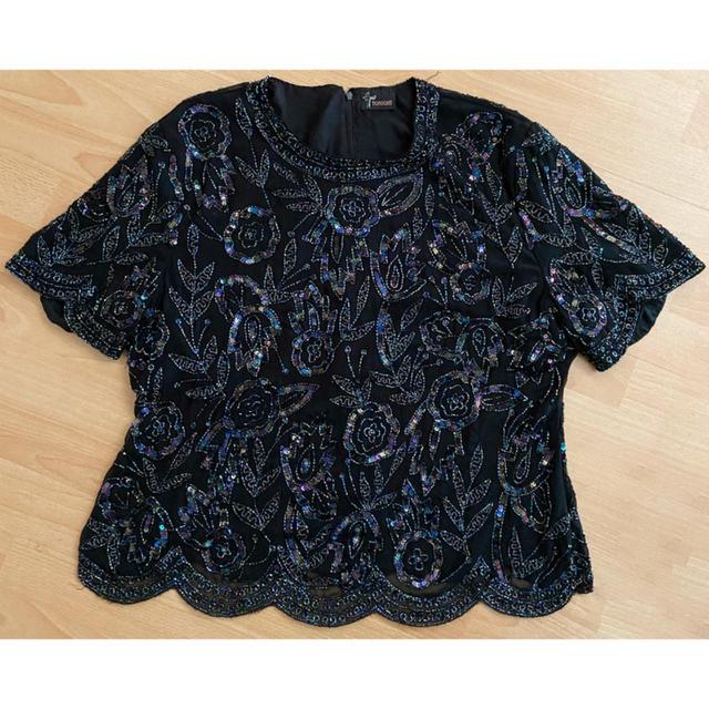 Vintage Women's Blouse - Black - L on Productcaster.