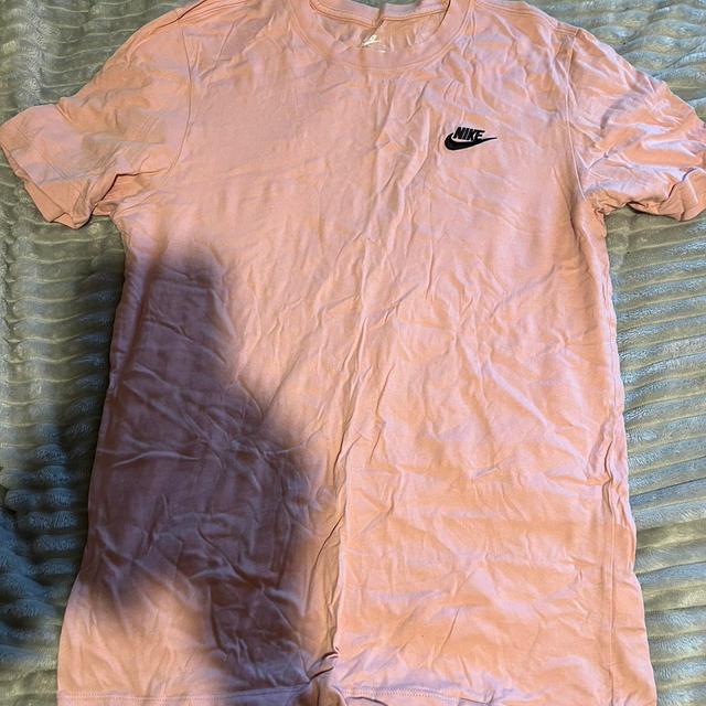 Nike Men's T-shirt - Pink - S on Productcaster.