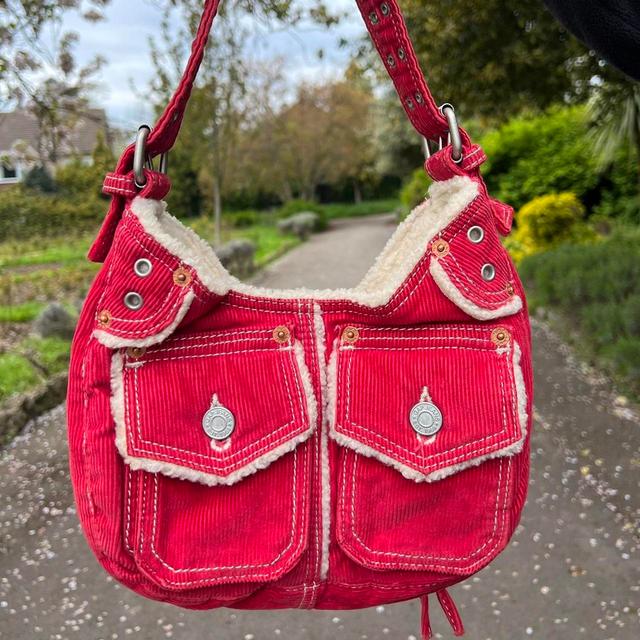 Gap Women's Shoulder bags - Red/Cream on Productcaster.