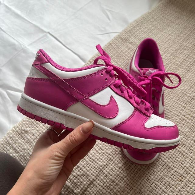 Nike Women's Trainers - Pink/White - UK 6 on Productcaster.