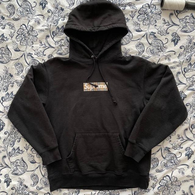 Supreme Men's Hoodie - Black/Cream - M on Productcaster.