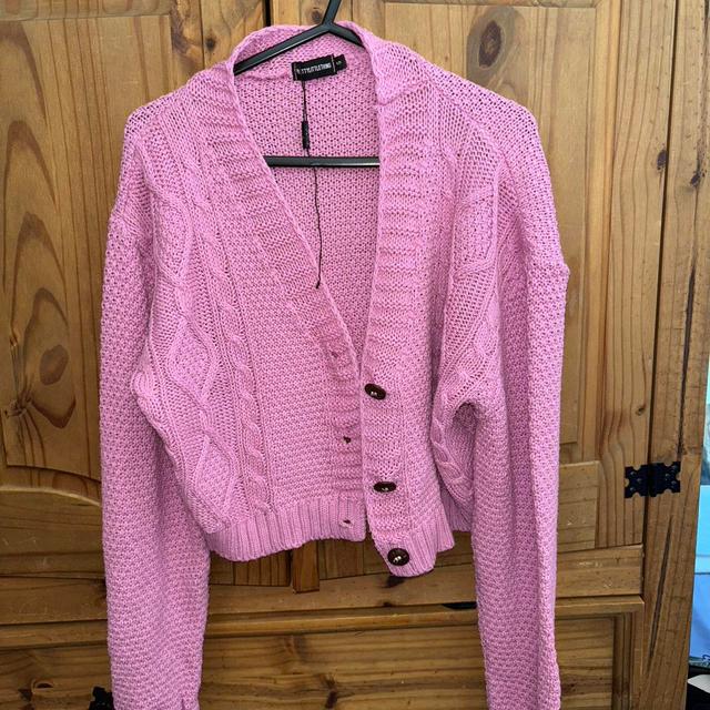 PrettyLittleThing Women's Cardigan - Pink - 8 on Productcaster.