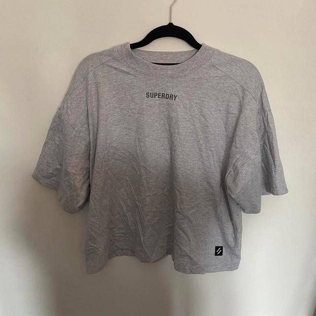 Superdry Women's Crop top - Grey - 14 on Productcaster.