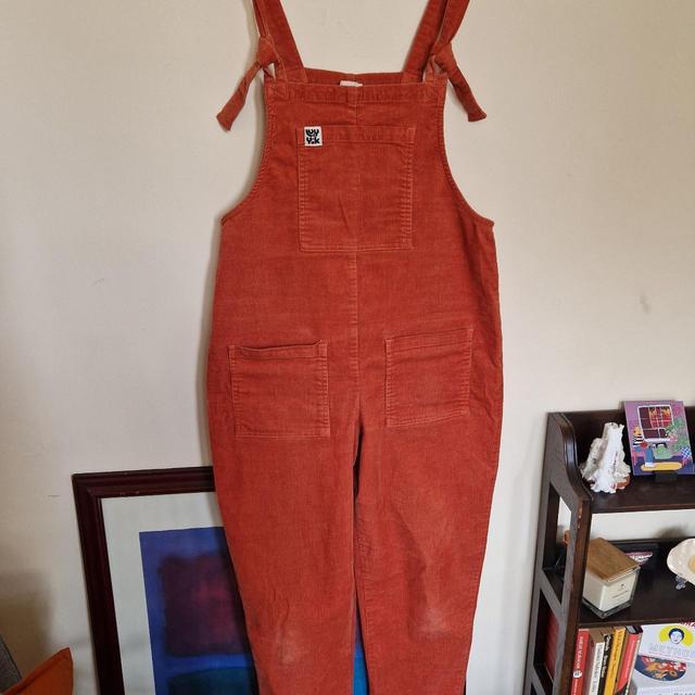 Lucy and Yak Women's Dungarees - Red - UK 10 on Productcaster.