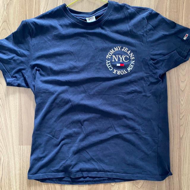 Tommy Hilfiger Men's T-shirt - Navy/Black - XXL on Productcaster.