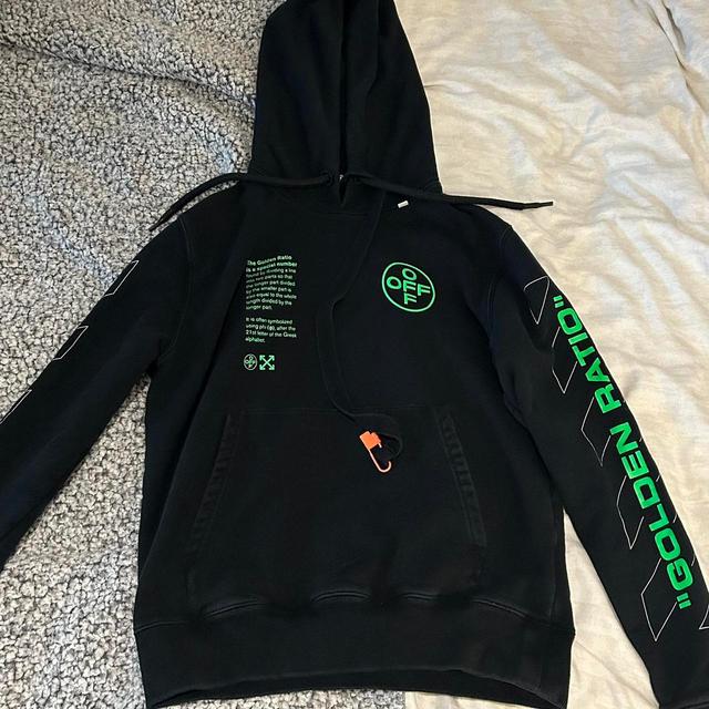 Off-White Men's Hoodie - Black - M on Productcaster.