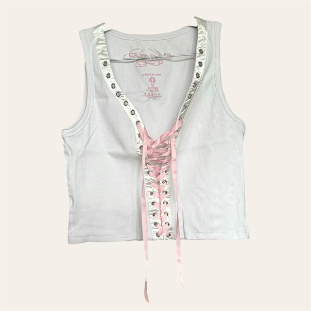 Named Collective Women's Vest - Pink/White - XL on Productcaster.