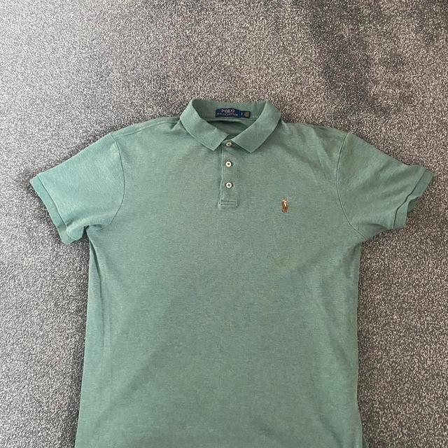 Polo Ralph Lauren Men's Polo shirt - Green - L on Productcaster.